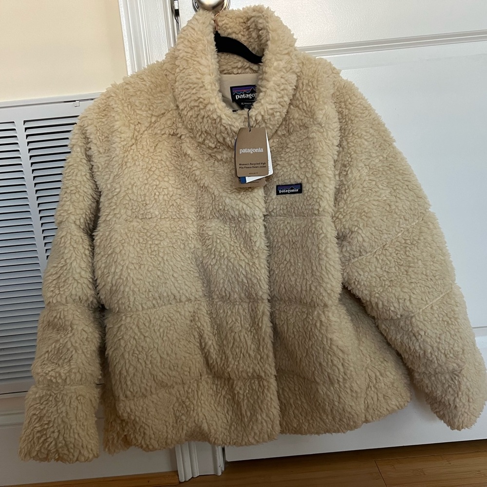 Patagonia Women's Recycled High Pile Fleece Down Jacket